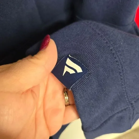 Fanatics Blue, Red and White New England Patriots Hoodie - Picture 5 of 7